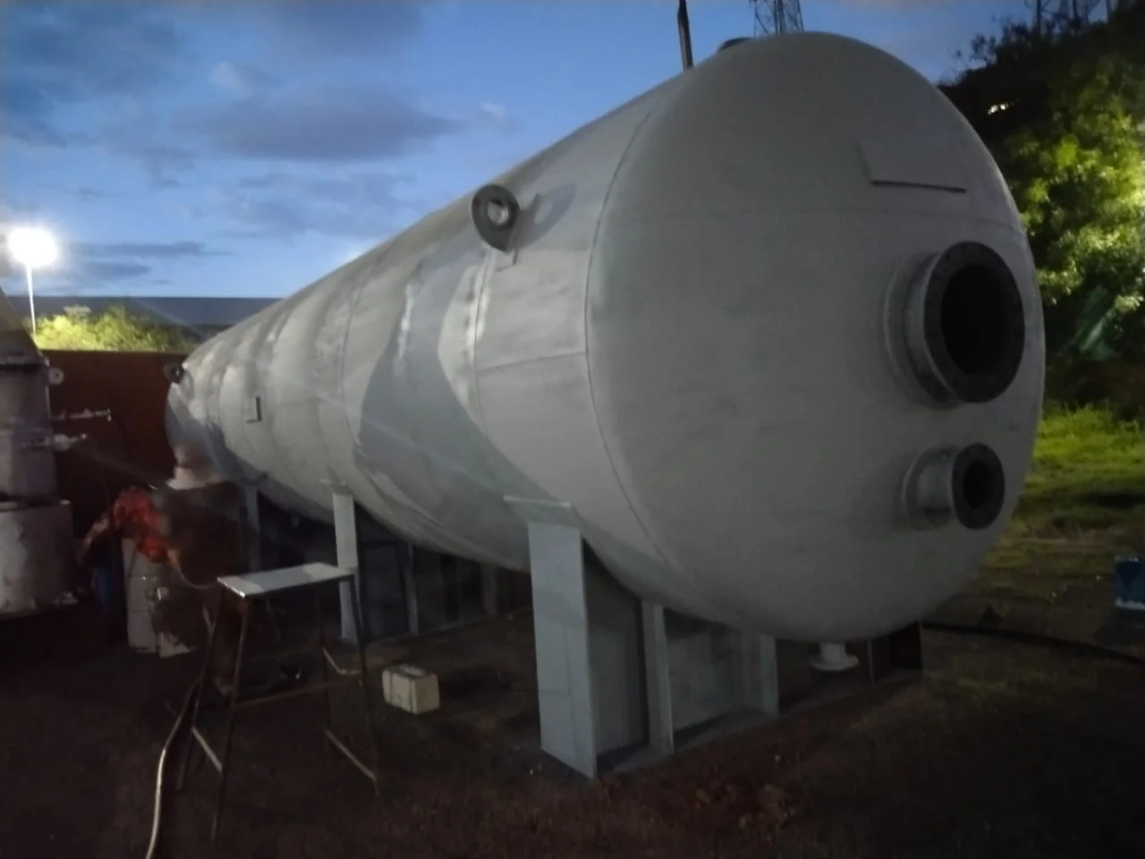Completed industrial rubber lined equipment