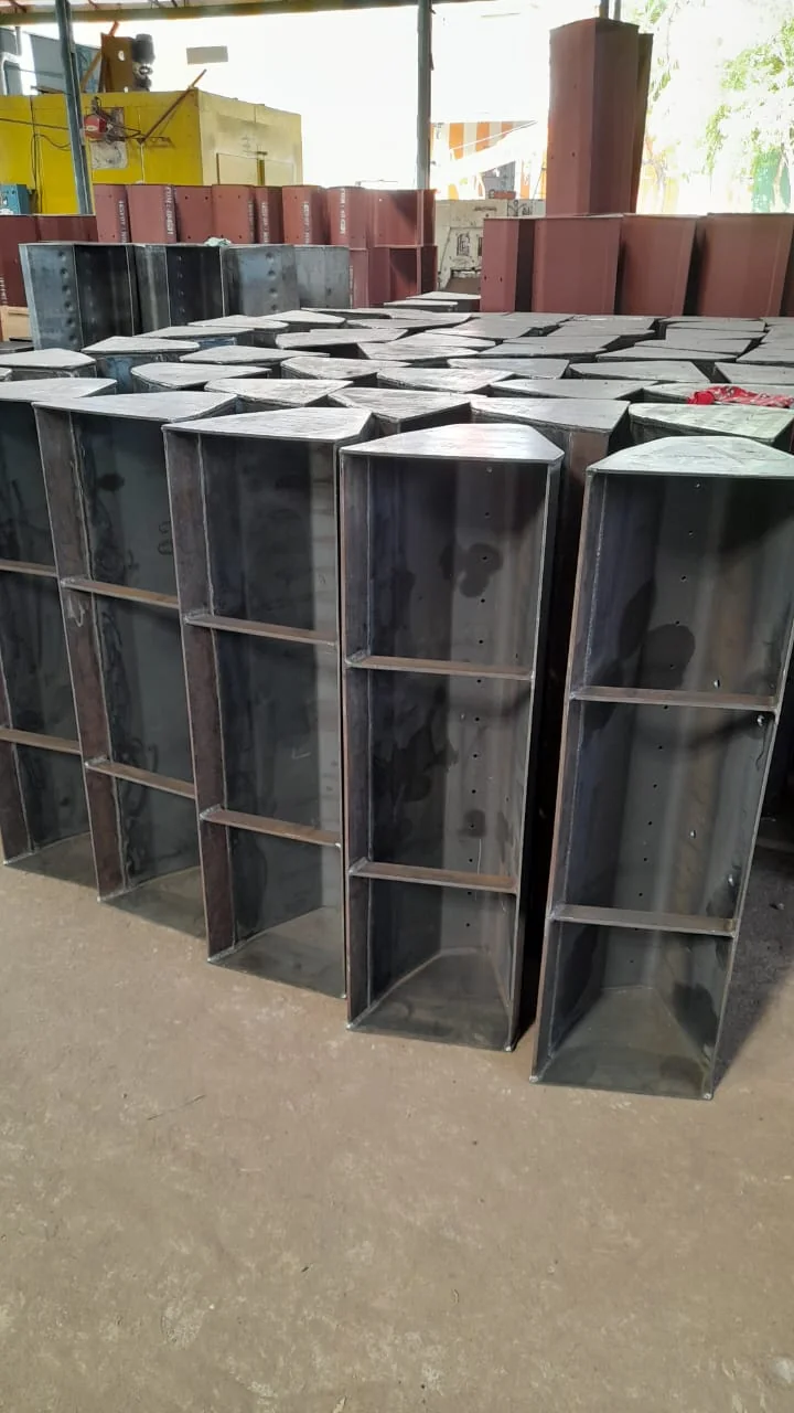 Industrial conveyor bucket components